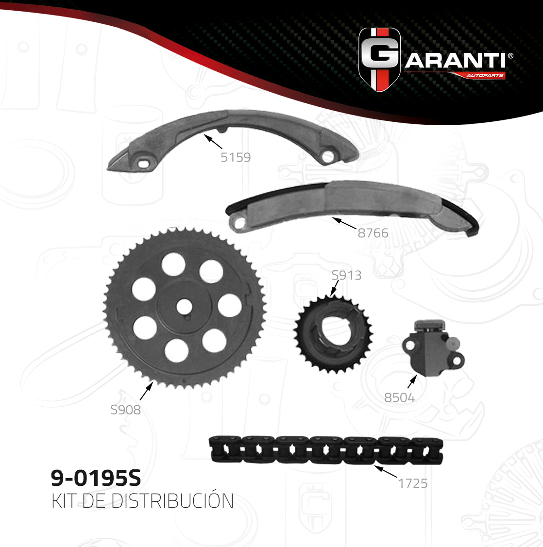 Kit Distribucion Garanti 9-0195S