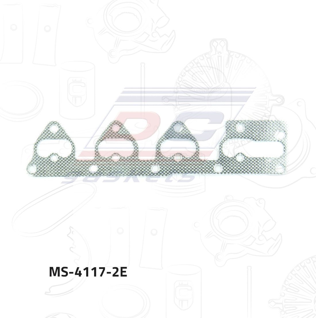 Empaque de múltiple Escape MS-004117-2E DC GASKETS