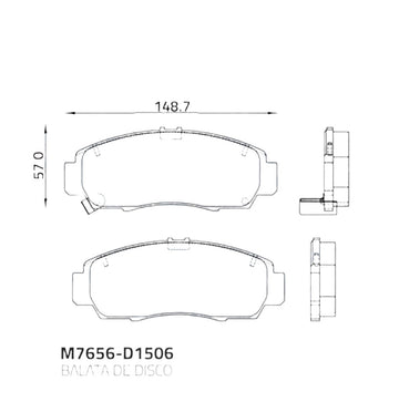 Balata Garanti M7656-D1506