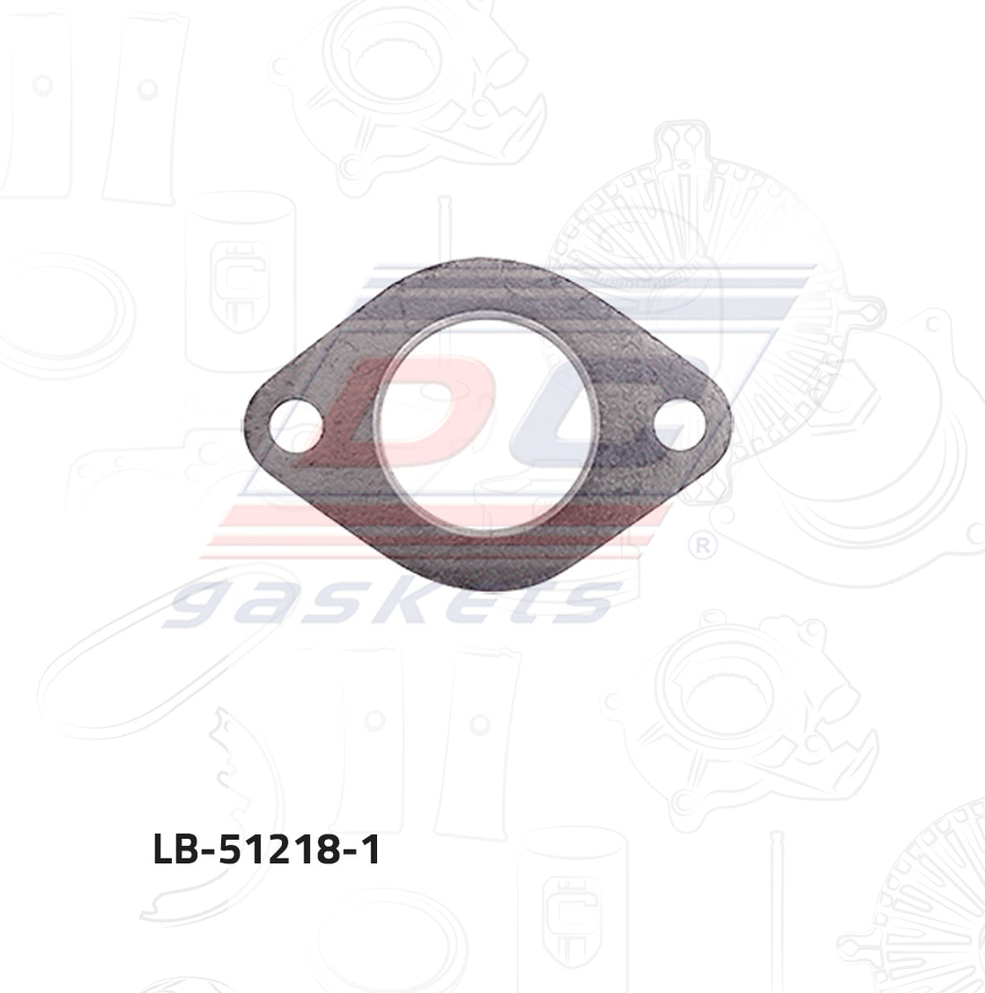 Empaque de múltiple Escape LB-051218-1 DC GASKETS
