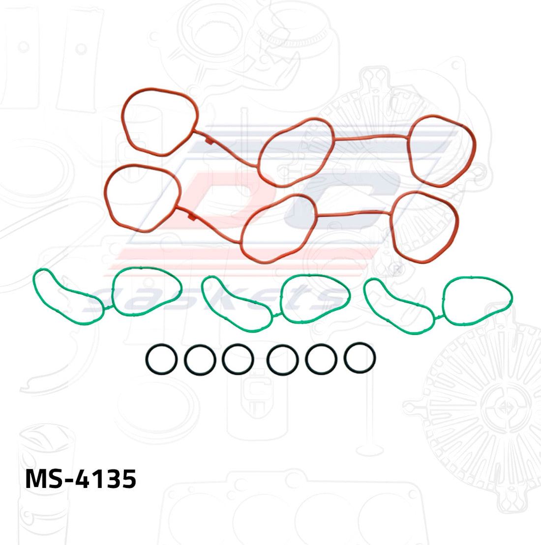 Empaque de múltiple admisión MS-004135 DC GASKETS