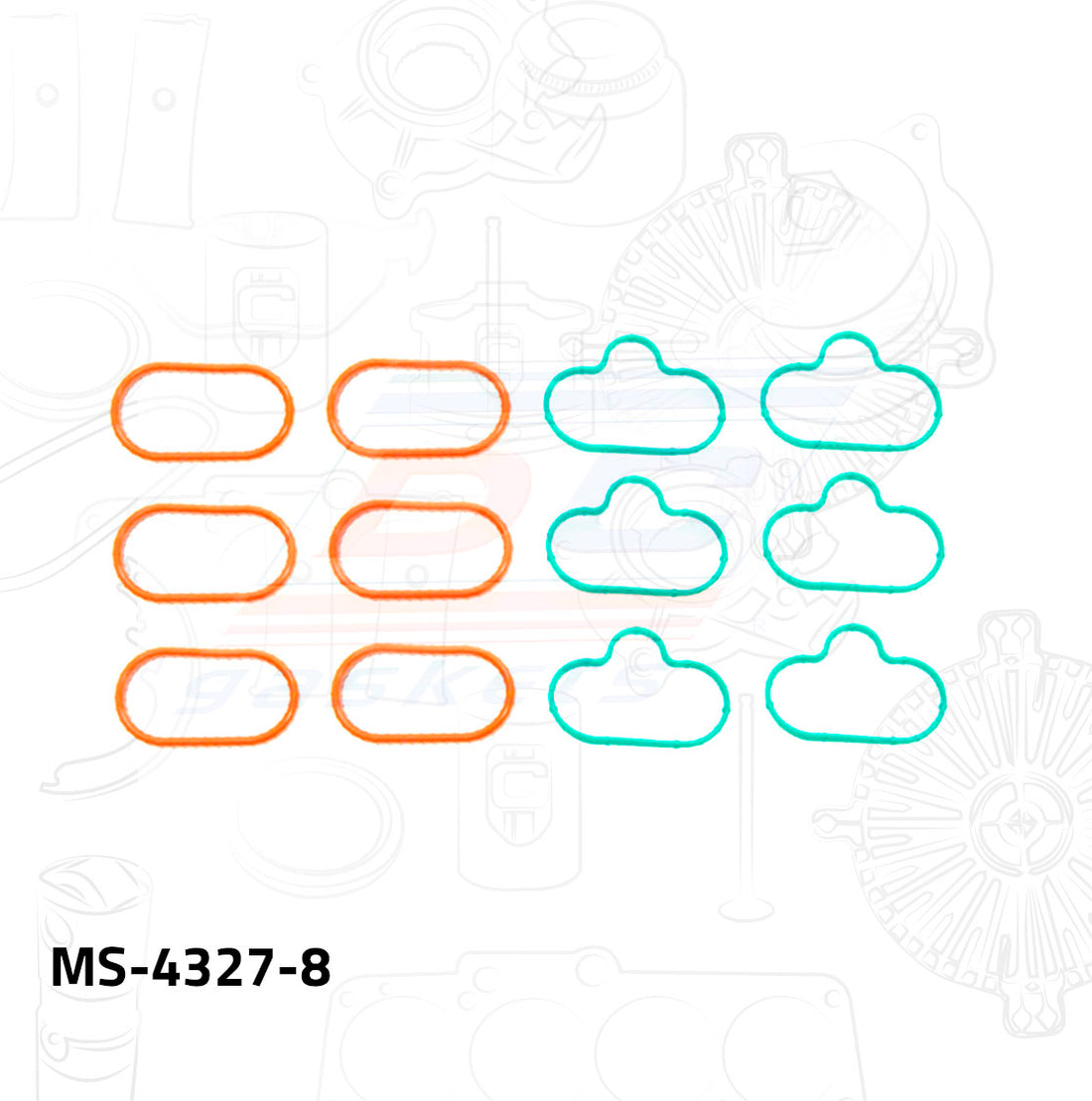 Empaque de múltiple Escape MS-004327-8 DC GASKETS