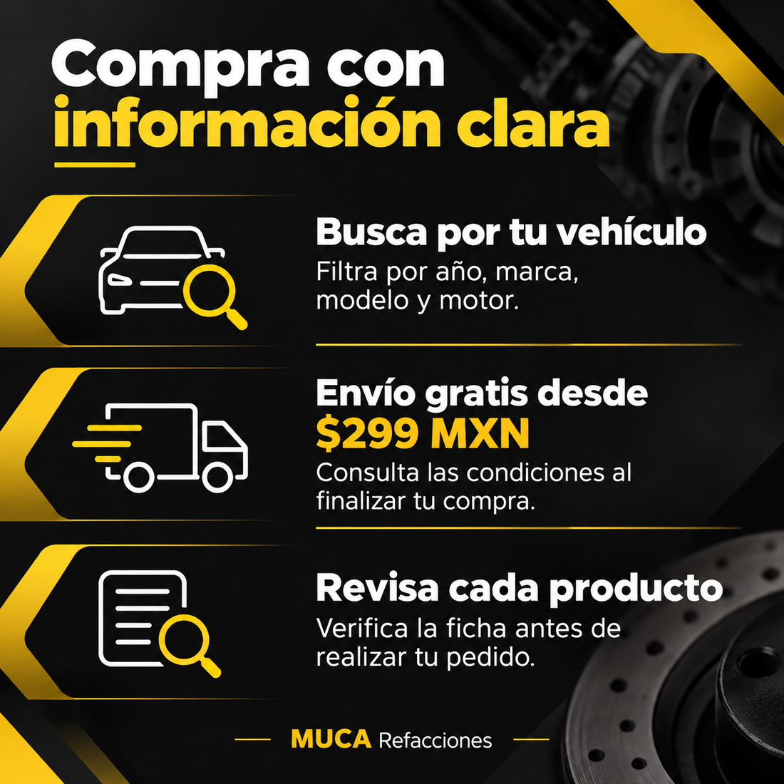 MUCA Refacciones