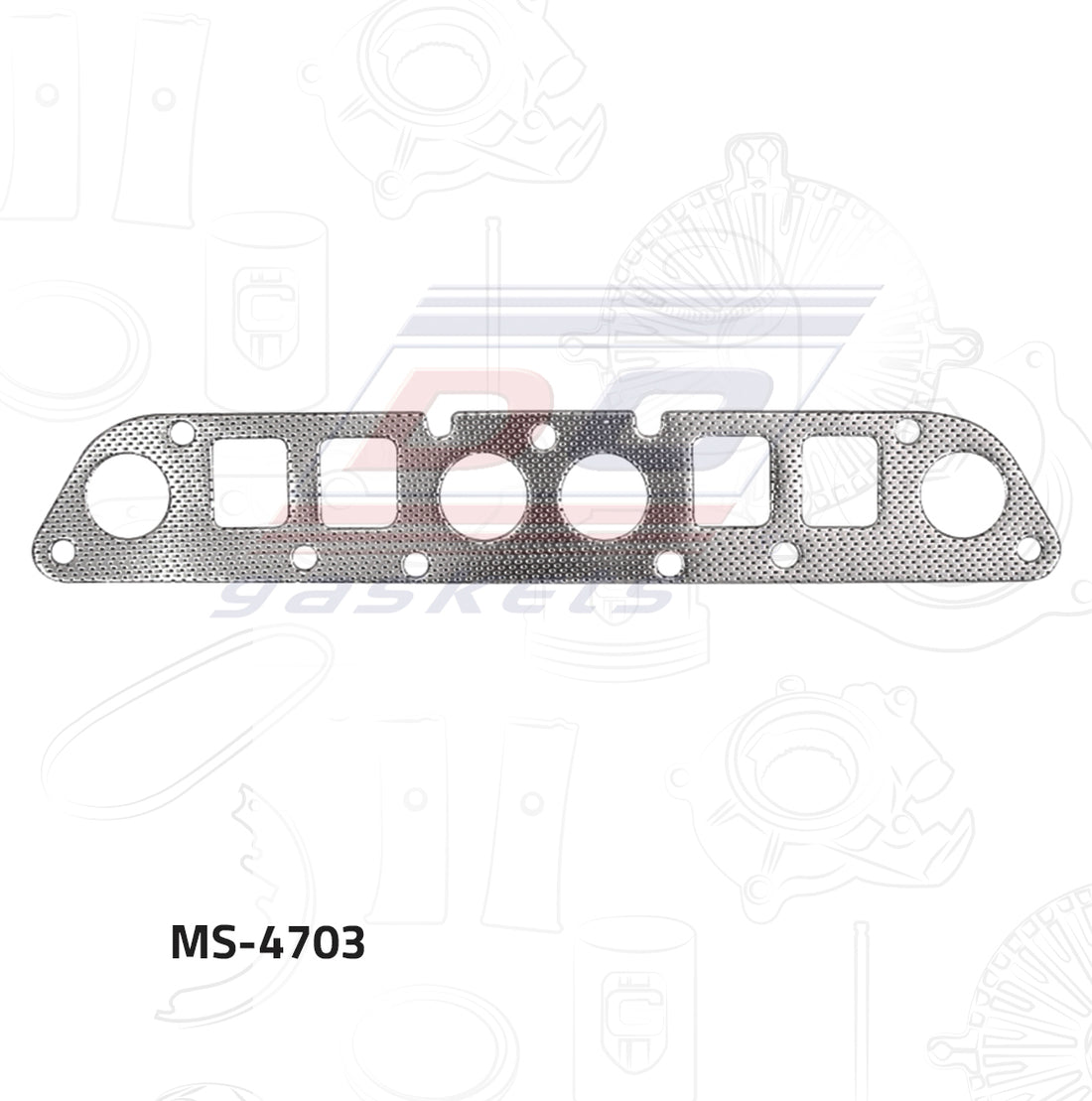 Empaque de múltiple Escape MS-004703 DC GASKETS