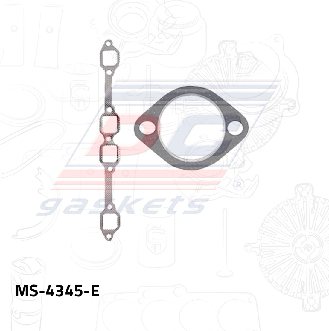Empaque de múltiple Escape MS-004345-E DC GASKETS