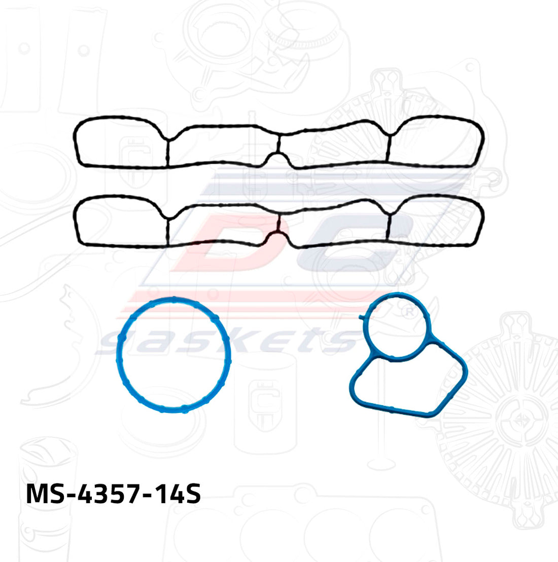 Empaque de múltiple admisión MS-004357-14S DC GASKETS