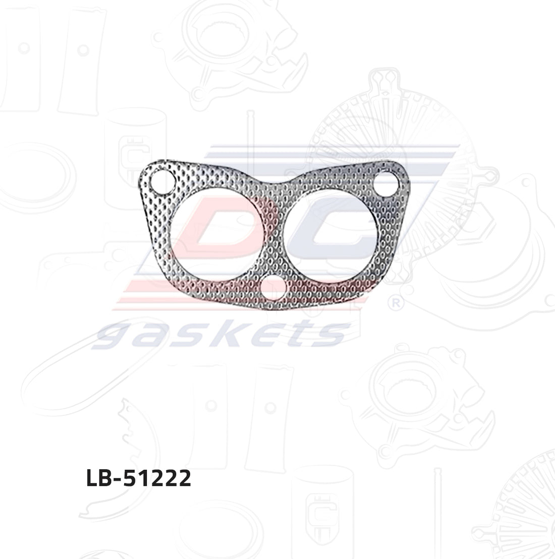 Empaque de múltiple Escape LB-051222 DC GASKETS