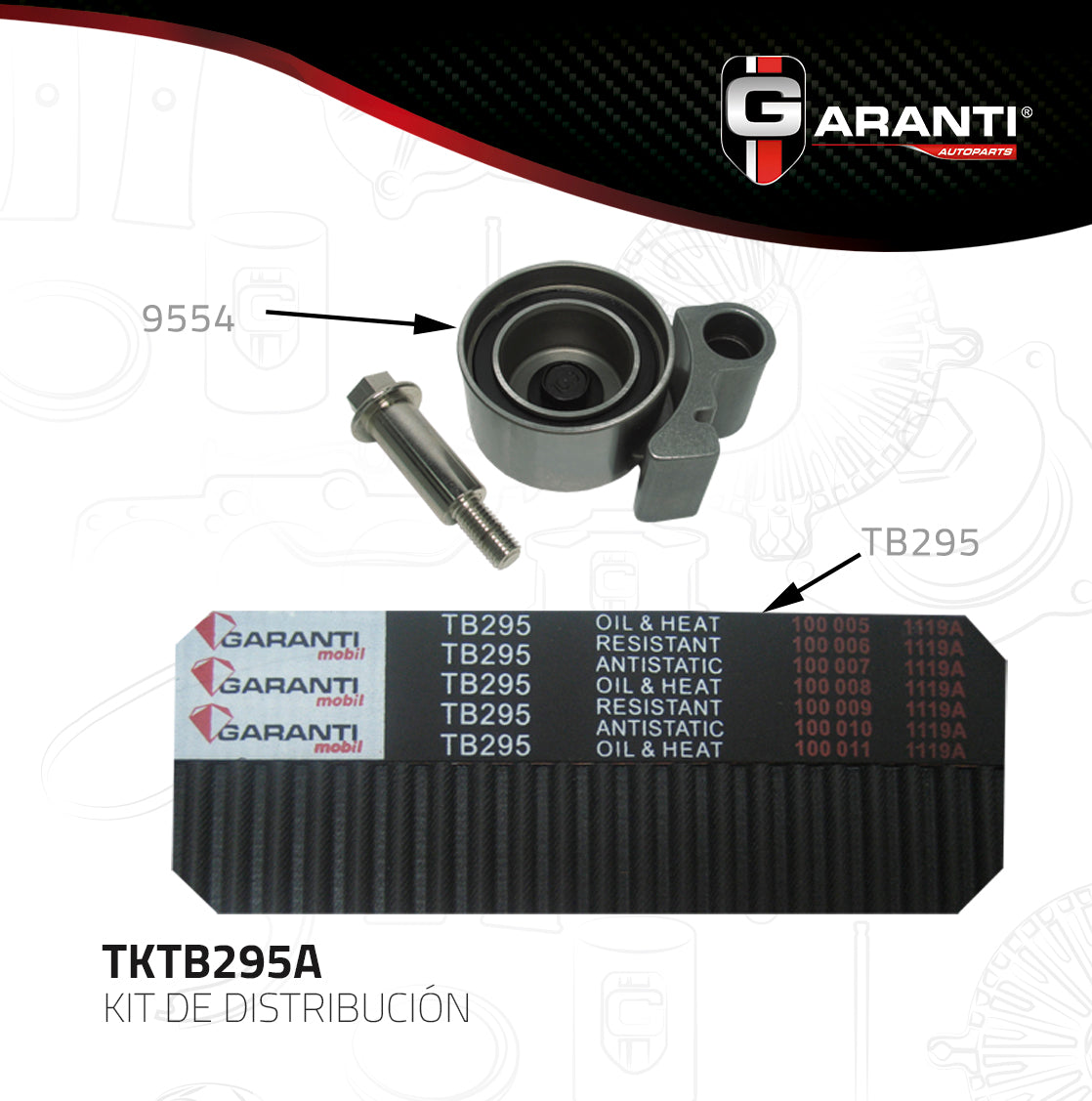 Kit Distribucion Garanti TKTB295A