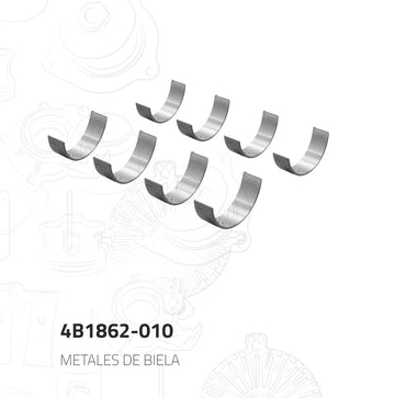 Metales de biela 4B1862-010 (MORESA)