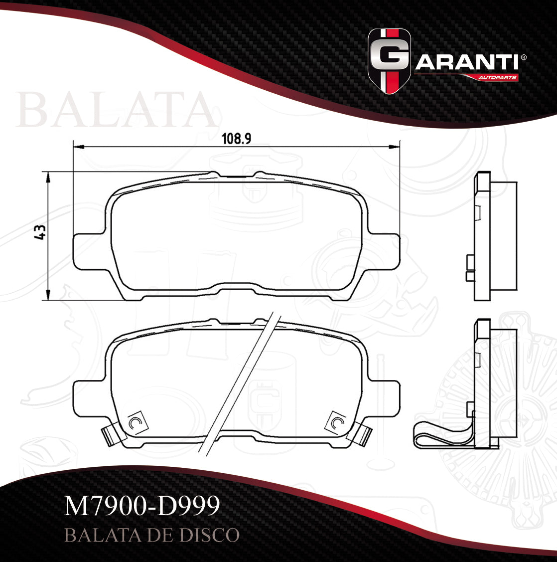 Balata Garanti M7900-D999