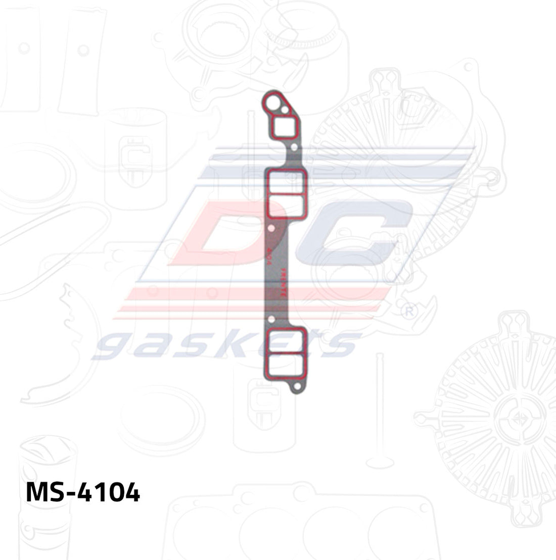 Empaque de múltiple admisión MS-004104 DC GASKETS