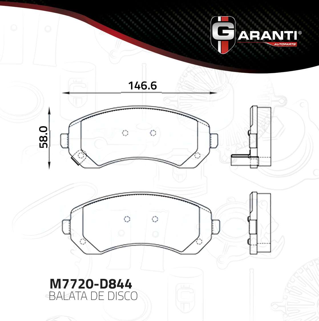 Balata Garanti M7720-D844