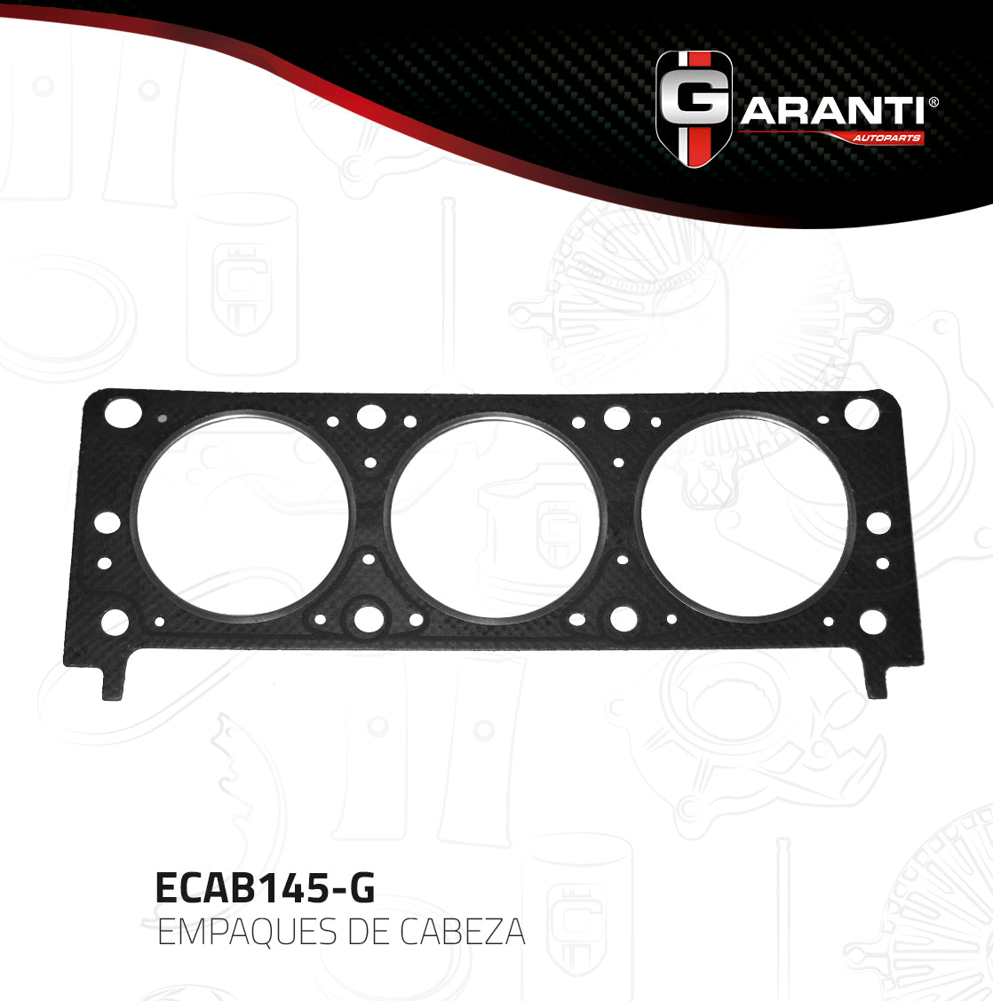 Empaque Cabeza Garanti ECAB145-G