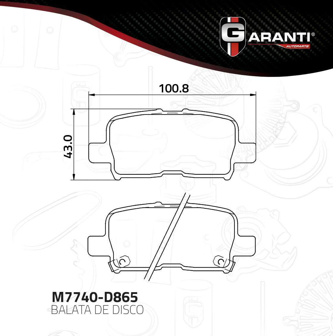 Balata Garanti M7740-D865