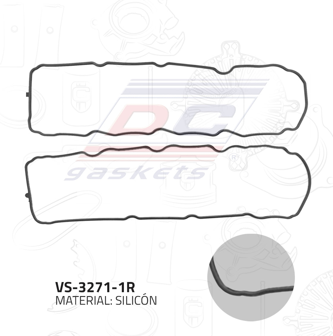 Empaque Tapa Punterias Dc_Gaskets VS-3271-1R