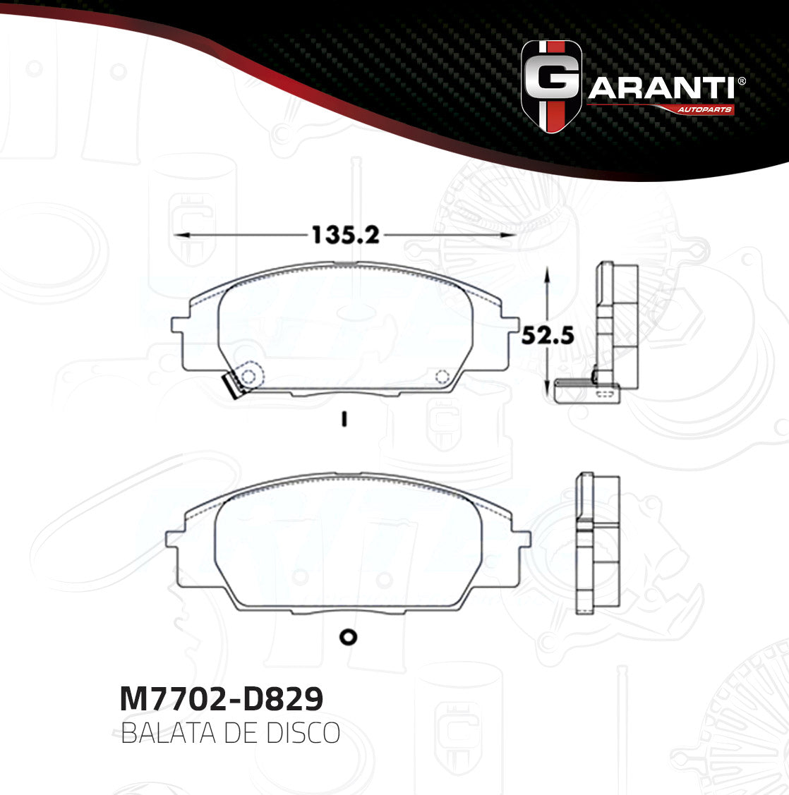 Balata Garanti M7702-D829