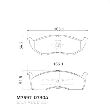 Balata Garanti M7597-D730A