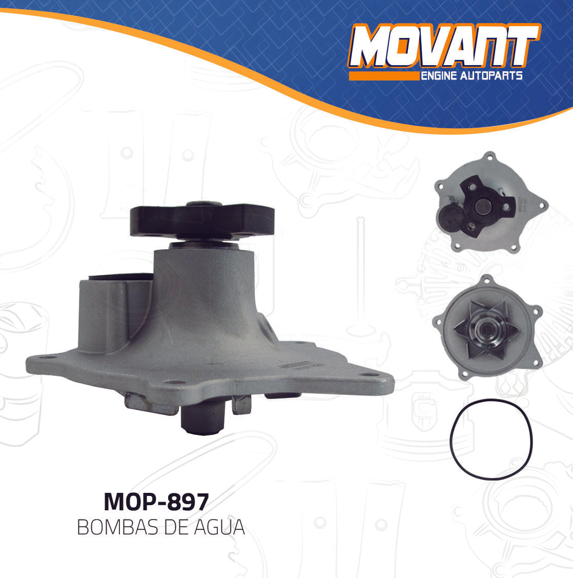 Bomba de Agua Movant MOP-897