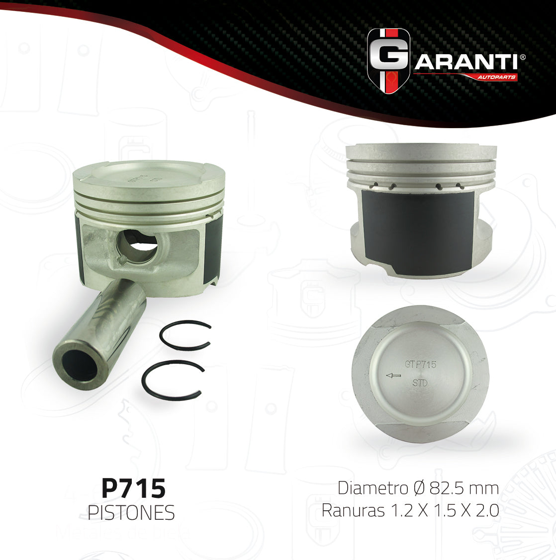 Pistones Garanti P715-040