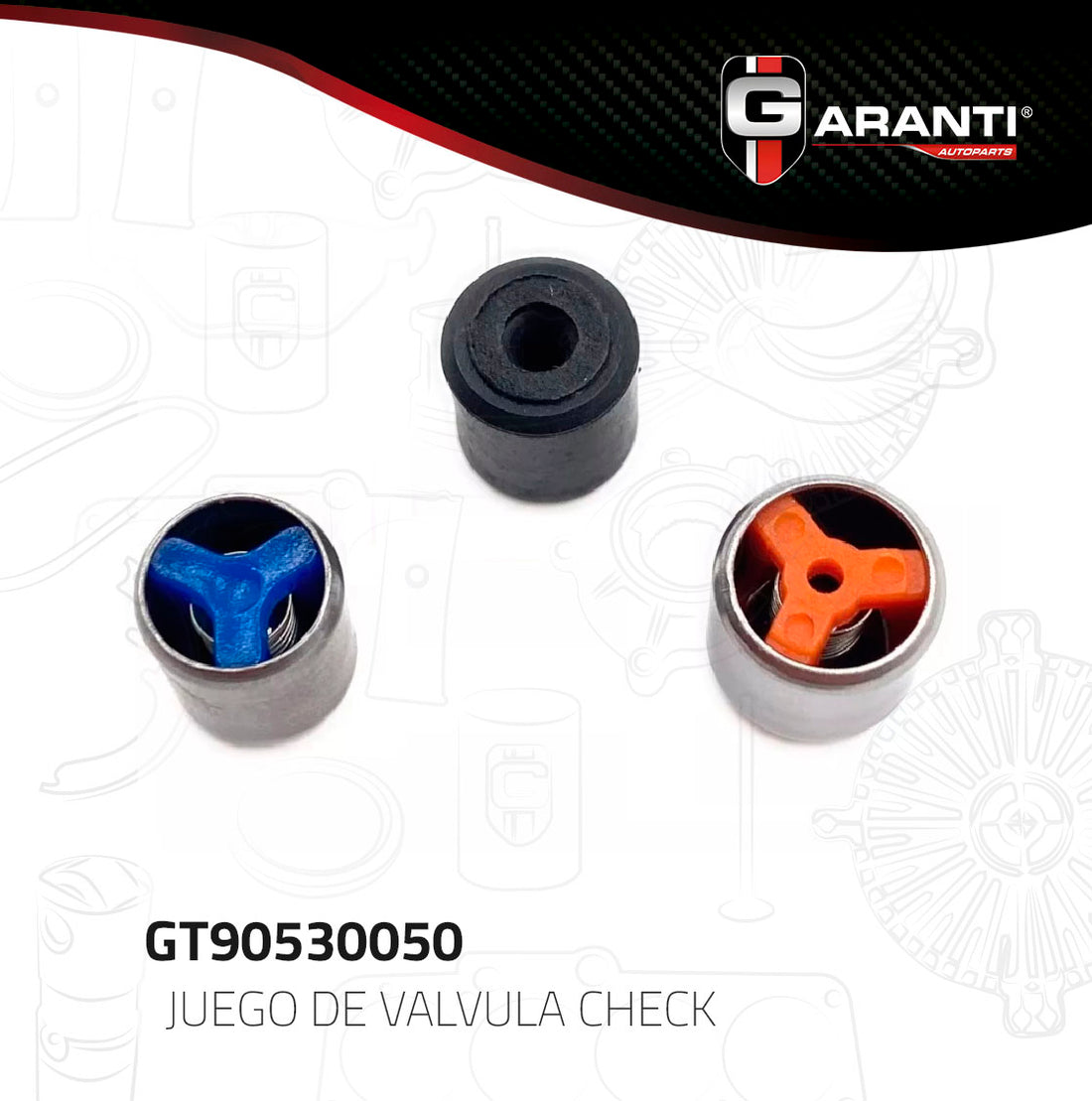 Válvula check GT90530050 GARANTI