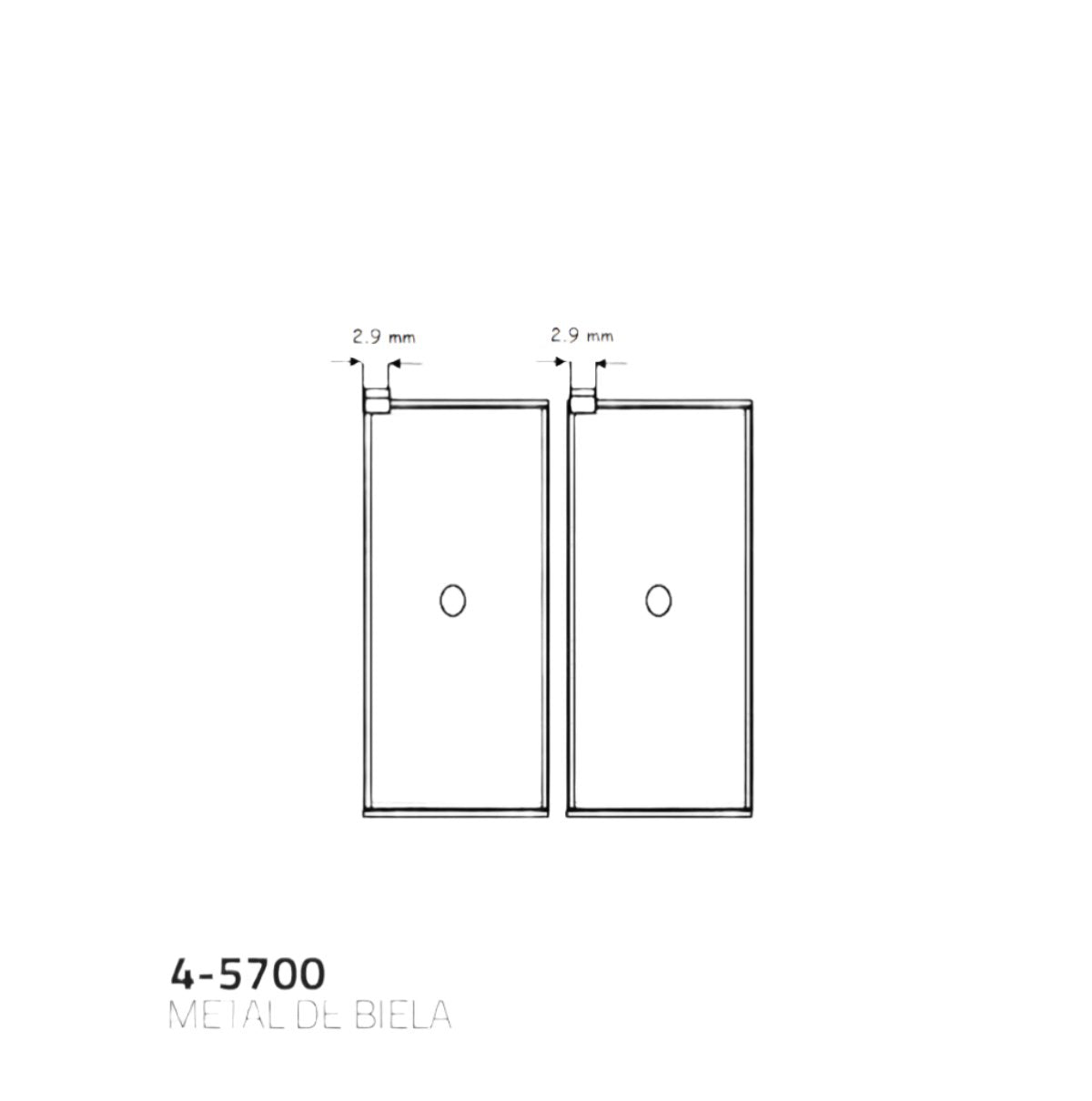 Metales Biela Garanti 4-5700STD