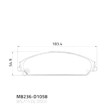 Balata Garanti M8236-D1058