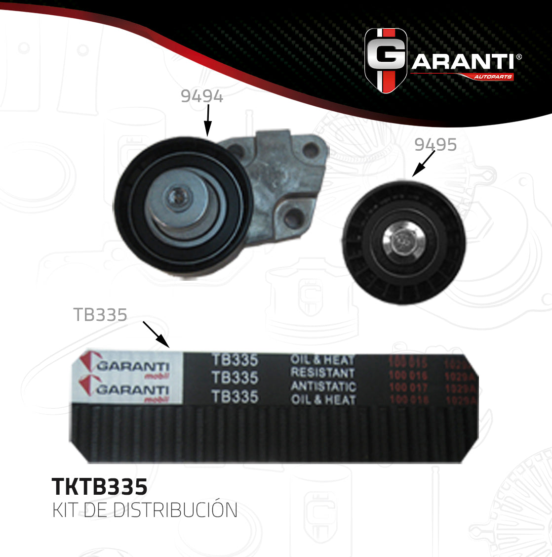 Kit Distribucion Garanti TKTB335