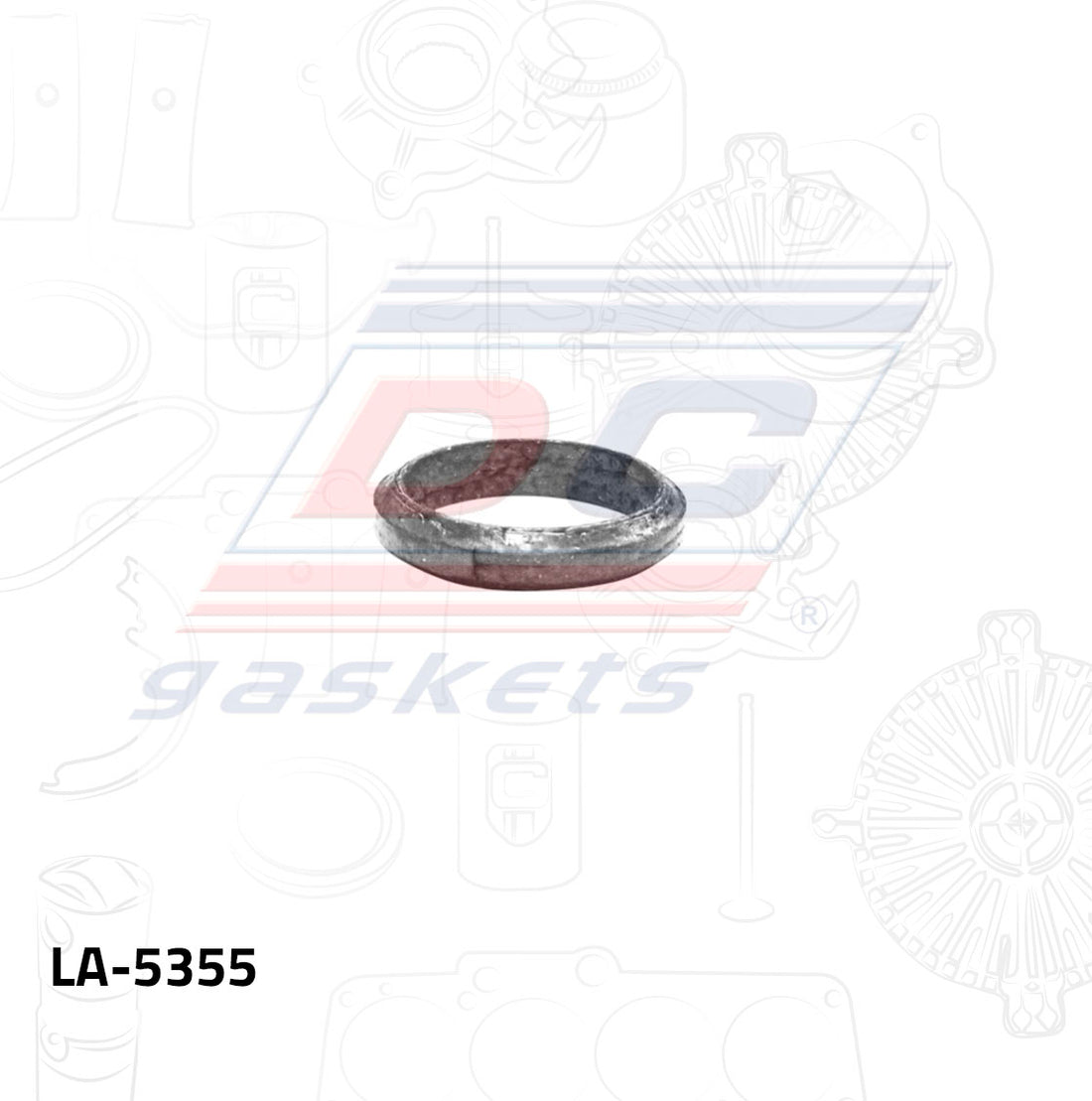 Empaque de múltiple Escape LA-005355 DC GASKETS