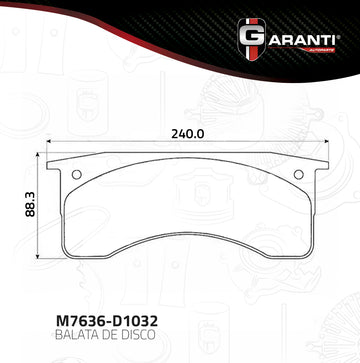 Balata Garanti M7636-D1032