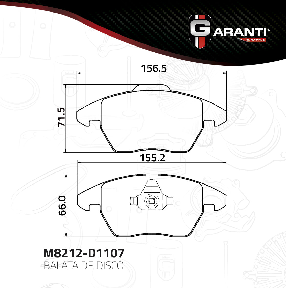 Balata Garanti M8212-D1107