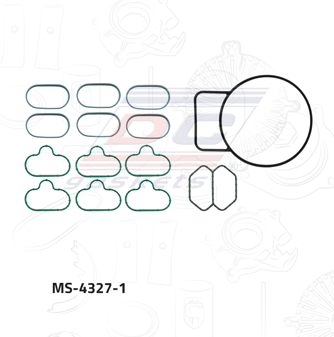 Empaque de múltiple Escape MS-004327-1 DC GASKETS