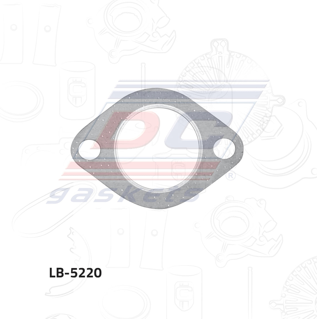 Empaque de múltiple Escape LB-005220 DC GASKETS