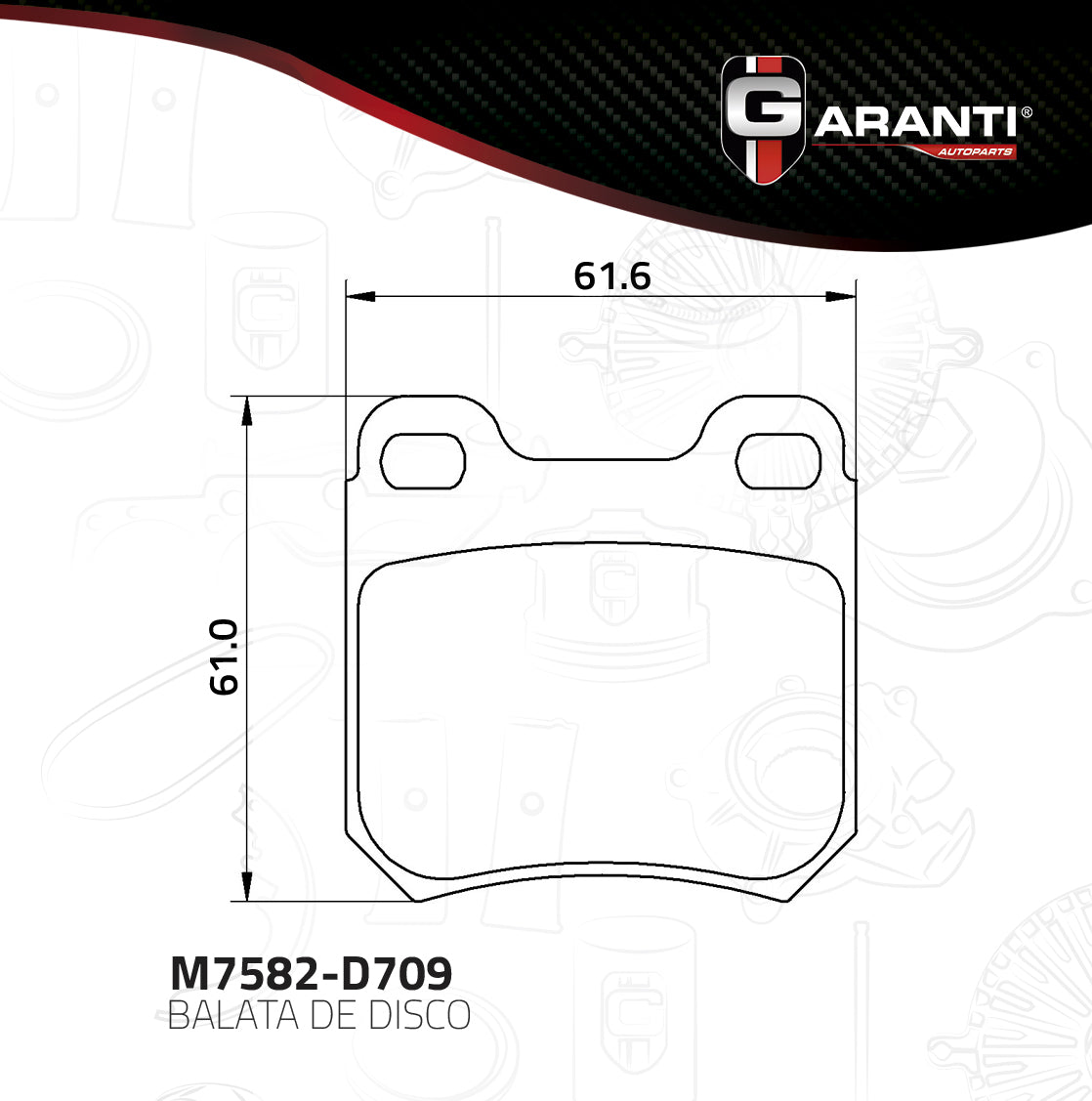 Balata Garanti M7582-D709