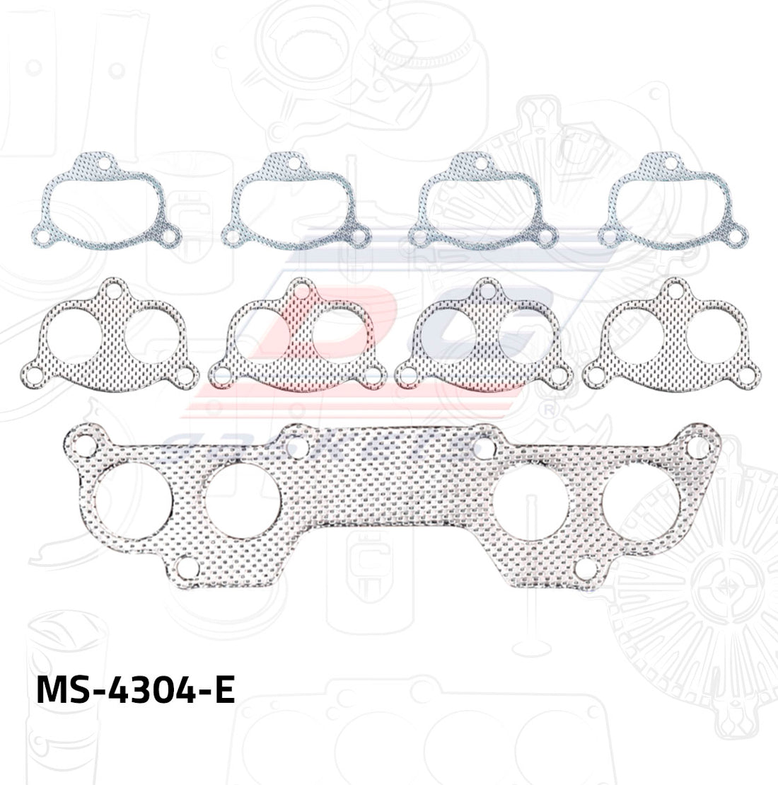 Empaque de múltiple Escape MS-004304-E DC GASKETS