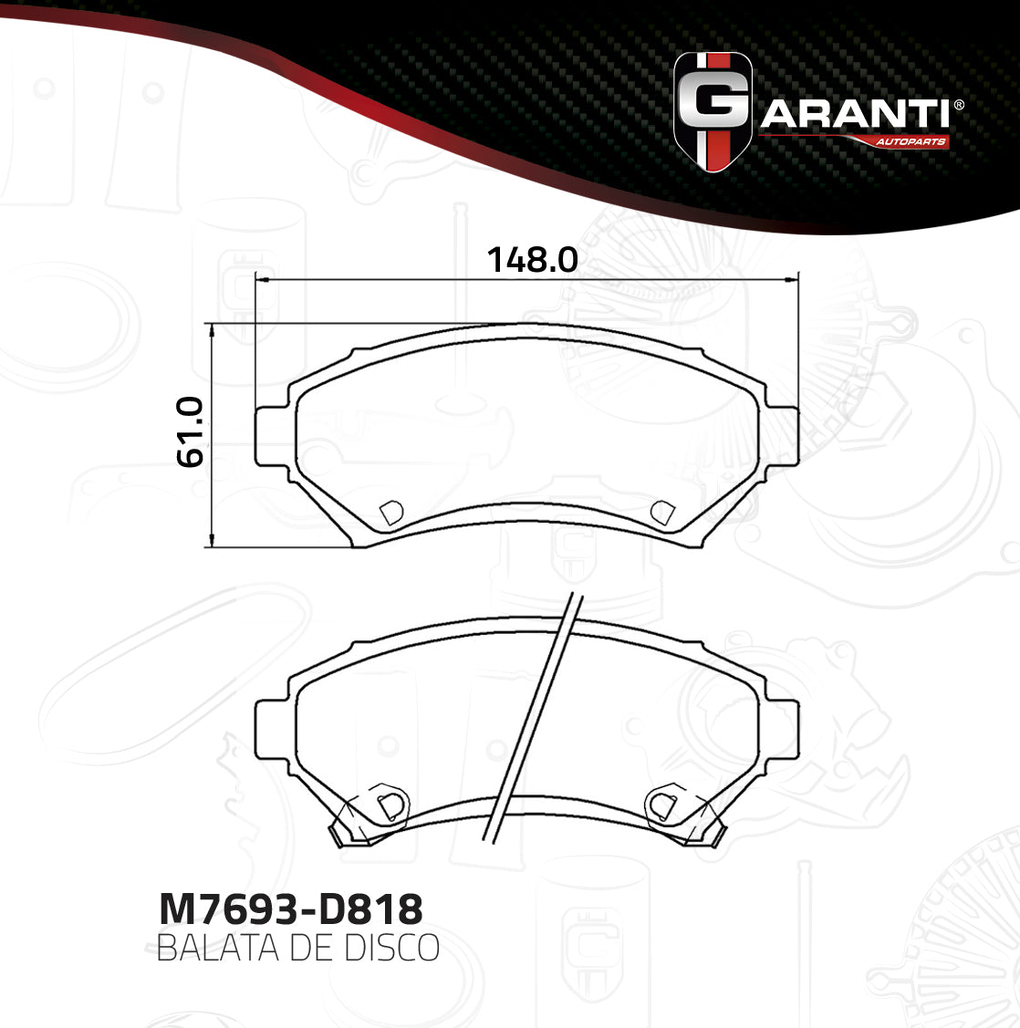 Balata Garanti M7693-D818